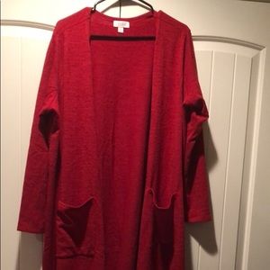 LULAROE SARAH RED XL